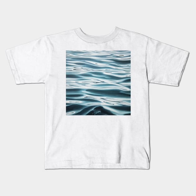 Alongside -  water painting Kids T-Shirt by EmilyBickell